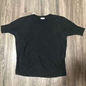 Old Navy Black Dolman Sleeve Knit Sweater | Relaxed Fit | Size S